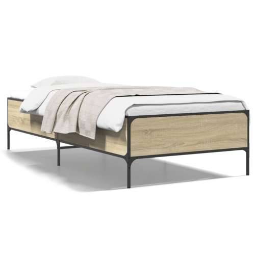 Okvir za krevet boja hrasta 90x190 cm konstruirano drvo i metal - sonoma hrast 90 x 190 cm 44 cm Cijena