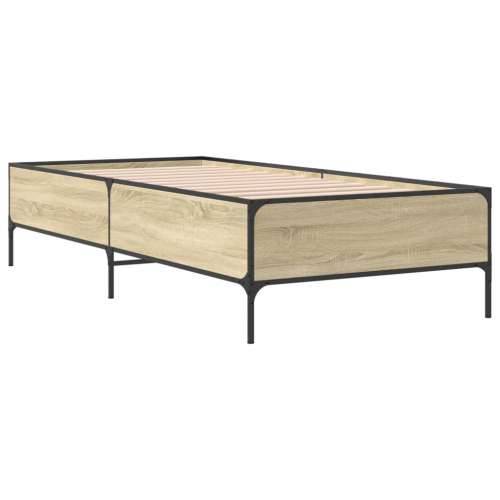 Okvir za krevet boja hrasta 90x190 cm konstruirano drvo i metal - sonoma hrast 90 x 190 cm 44 cm Cijena
