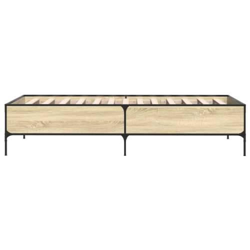 Okvir za krevet boja hrasta 90x190 cm konstruirano drvo i metal - sonoma hrast 90 x 190 cm 44 cm Cijena