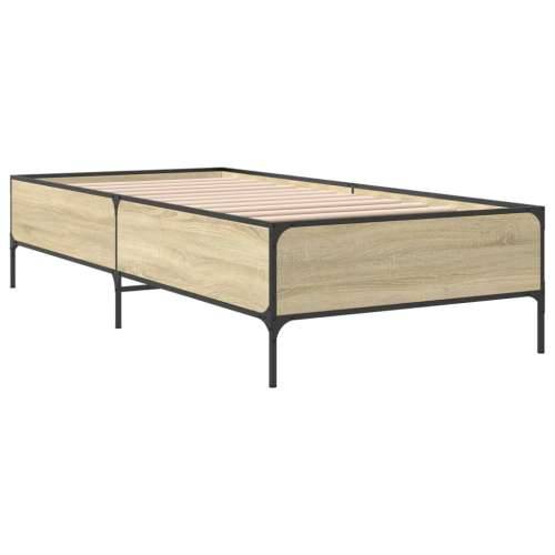 Okvir za krevet boja hrasta 90x190 cm konstruirano drvo i metal - sonoma hrast 90 x 190 cm 44 cm Cijena