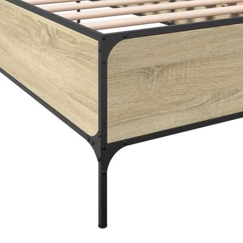 Okvir za krevet boja hrasta 90x190 cm konstruirano drvo i metal - sonoma hrast 90 x 190 cm 44 cm Cijena