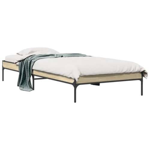 Okvir za krevet boja hrasta 90x190 cm konstruirano drvo i metal - sonoma hrast 90 x 190 cm 30 cm Cijena
