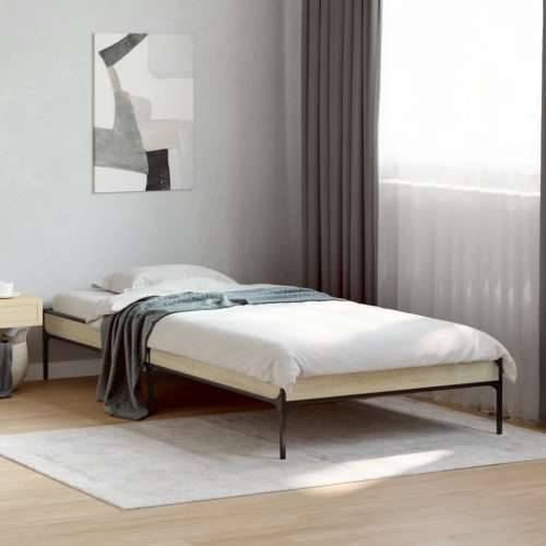 Okvir za krevet boja hrasta 90x190 cm konstruirano drvo i metal - sonoma hrast 90 x 190 cm 30 cm Cijena