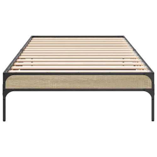 Okvir za krevet boja hrasta 90x190 cm konstruirano drvo i metal - sonoma hrast 90 x 190 cm 30 cm Cijena