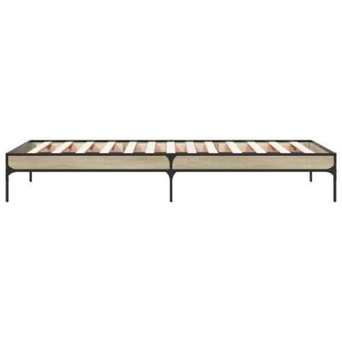Okvir za krevet boja hrasta 90x190 cm konstruirano drvo i metal - sonoma hrast 90 x 190 cm 30 cm Cijena