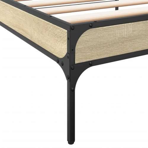 Okvir za krevet boja hrasta 90x190 cm konstruirano drvo i metal - sonoma hrast 90 x 190 cm 30 cm Cijena