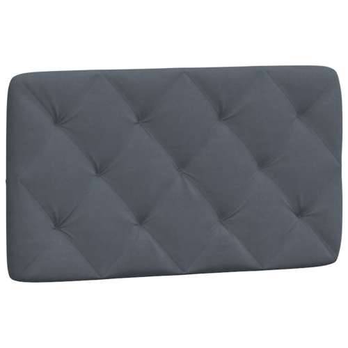 Krevet s madracem tamnosivi 90x200 cm baršunasti - Tamno siva 90 x 200 cm Cijena