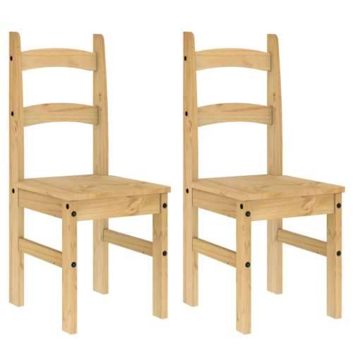 Blagovaonske stolice 2 kom 40 x 46 x 99 cm od masivne borovine Cijena