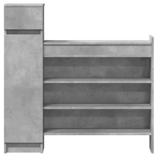 Ormarić za cipele boja betona 100,5x28x100 cm konstruirano drvo - Beton siva 1 Cijena