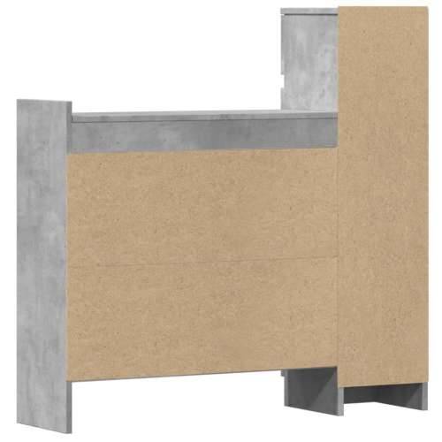 Ormarić za cipele boja betona 100,5x28x100 cm konstruirano drvo - Beton siva 1 Cijena
