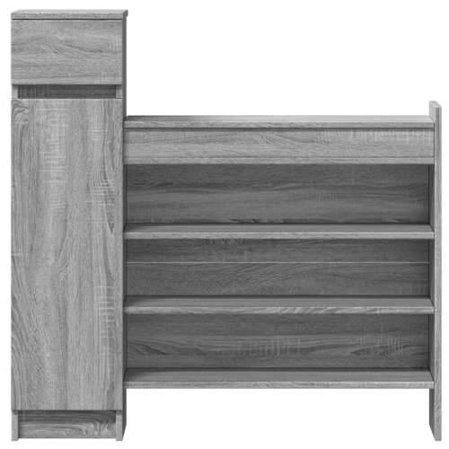 Ormarić za cipele boja hrasta 100,5x28x100 cm konstruirano drvo - Sivi hrast sonoma 1 Cijena