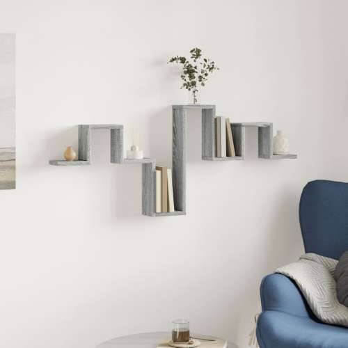 Zidna polica boja hrasta sonome 104,5x10x43cm konstruirano drvo - Sivi hrast sonoma 1 Cijena