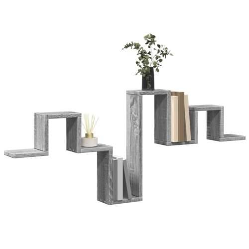 Zidna polica boja hrasta sonome 104,5x10x43cm konstruirano drvo - Sivi hrast sonoma 1 Cijena