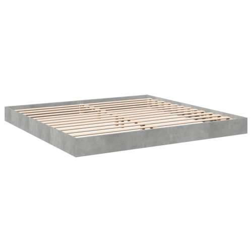 Okvir kreveta siva boja betona 180x200 cm od konstruiranog drva - Beton siva 180 x 200 cm 17 cm Cijena