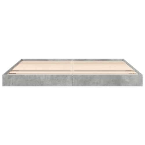 Okvir kreveta siva boja betona 180x200 cm od konstruiranog drva - Beton siva 180 x 200 cm 17 cm Cijena