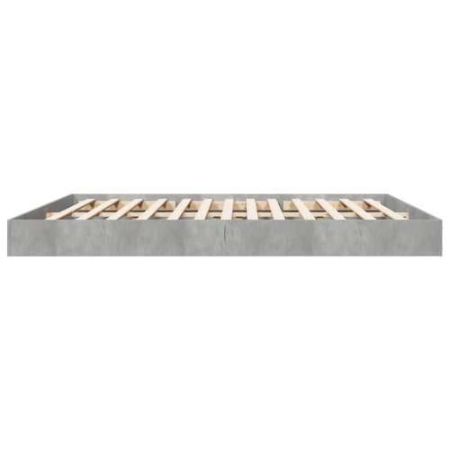 Okvir kreveta siva boja betona 180x200 cm od konstruiranog drva - Beton siva 180 x 200 cm 17 cm Cijena