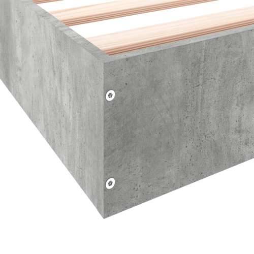 Okvir kreveta siva boja betona 180x200 cm od konstruiranog drva - Beton siva 180 x 200 cm 17 cm Cijena
