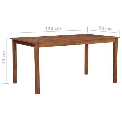 Vrtni stol od masivnog bagremovog drva 150 x 90 x 74 cm Cijena