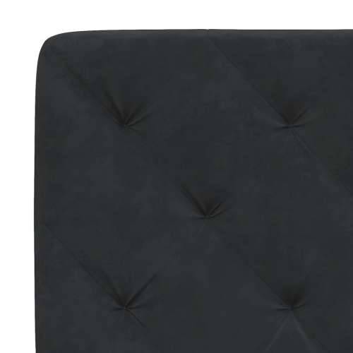 Krevet s madracem crni 90x200 cm baršunasti - Crna 90 x 200 cm Cijena