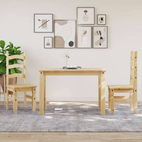 Blagovaonski stol Panama 117 x 60 x 75 cm od masivne borovine - 1 Smeđa 117 cm Cijena