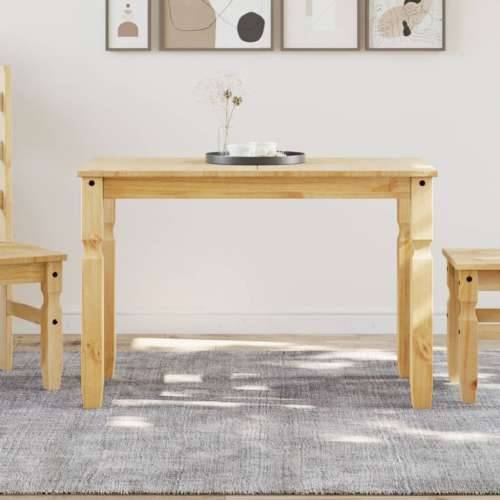 Blagovaonski stol Corona 112 x 60 x 75 cm od masivne borovine - 1 Smeđa 117 cm Cijena