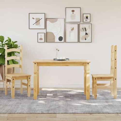 Blagovaonski stol Corona 112 x 60 x 75 cm od masivne borovine - 1 Smeđa 117 cm Cijena