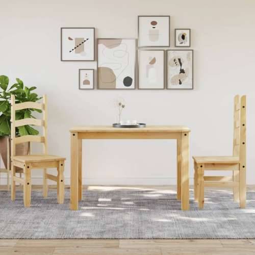 Blagovaonske stolice Corona 2 kom 42x47x107 cm masivna borovina - Smeđa 1 Cijena