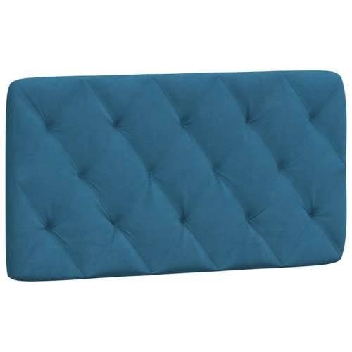 Krevet s madracem plavi 100 x 200 cm baršunasti Plava 100 x 200 cm Cijena