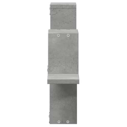 Zidna polica siva boja betona 104,5x10x43 cm konstruirano drvo - Beton siva 1 Cijena