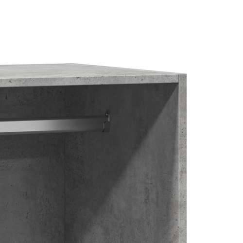 Ormar siva boja betona 48x41x102 cm od konstruiranog drva - Beton siva 48 x 41 x 102 cm 1 sa šipkom Cijena