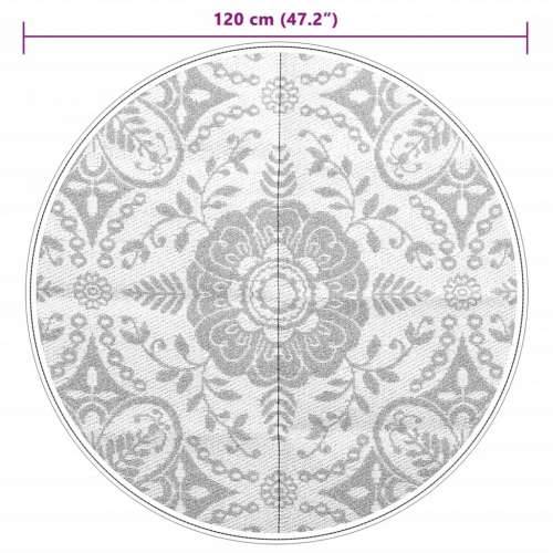 Vanjski tepih ARAKIL svijetlo sivi Ø120 cm PP - Svjetlosiva Ø 120 cm 1 Cijena