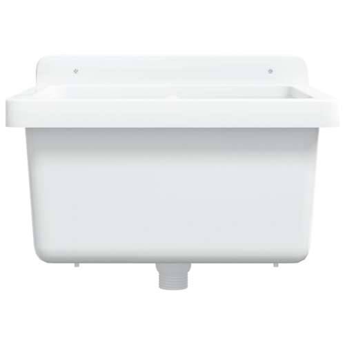 Lavabo - Umivaonik za zidnu montažu bijeli 40 x 40 x 24 cm od smole - Bijela 40 x 40 x 24 cm Cijena