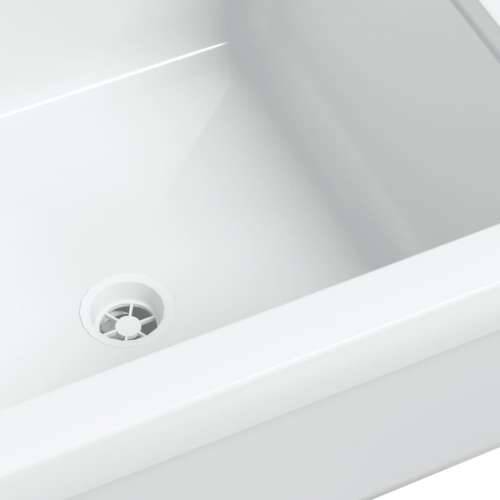 Lavabo - Umivaonik za zidnu montažu bijeli 40 x 40 x 24 cm od smole - Bijela 40 x 40 x 24 cm Cijena