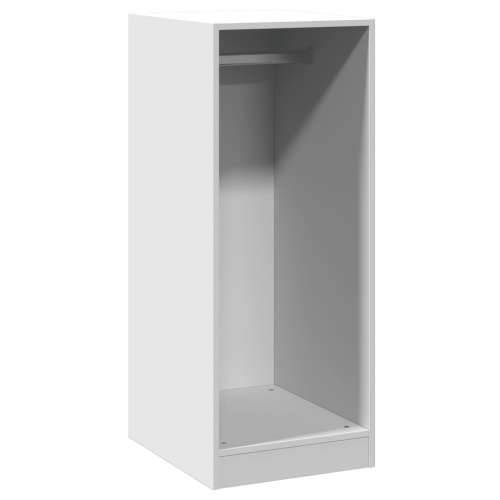 Ormar bijeli 48 x 41 x 102 cm od konstruiranog drva - Bijela 48 x 41 x 102 cm 1 sa šipkom Cijena