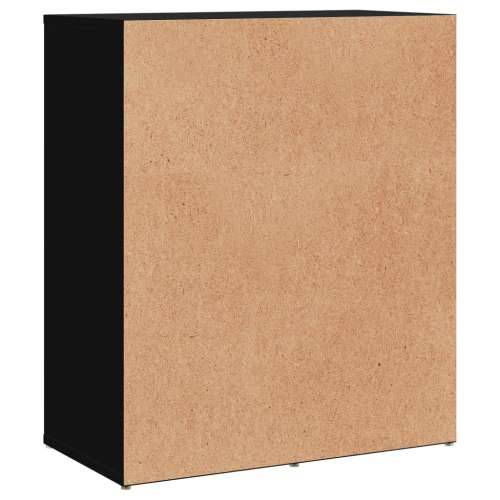 Komoda 2 kom crna 60 x 31 x 70 cm od konstruiranog drva - Crna 1 Cijena