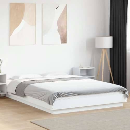 Okvir za krevet bijeli 120x190 cm konstruirano drvo - Bijela 120 x 190 cm Cijena