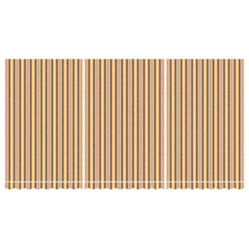 Platno za tendu - Zamjenska tkanina za tendu raznobojna prugasta 6 x 3 m - Narančasta i crna 600 x 300 cm 1 Cijena