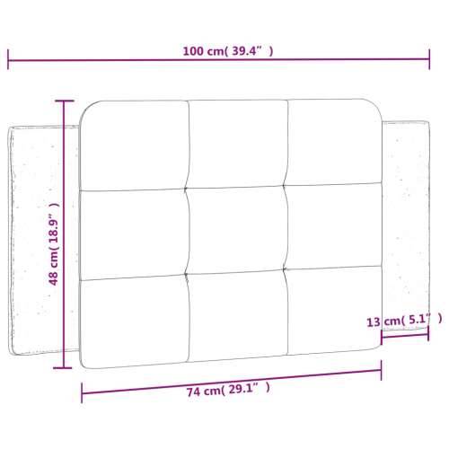 Jastuk za uzglavlje smeđi 100 cm od umjetne kože - Smeđa 100 cm 1 Cijena