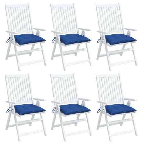 Jastuci za stolice 6 kom plavi 40 x 40 x 7 cm od tkanine Oxford - Plava 40 x 40 x 7 cm 6 Cijena