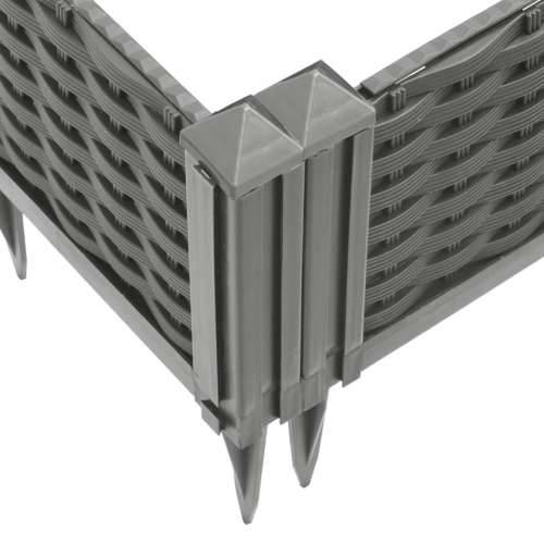 Vrtna sadilica s klinovima svjetlosiva 42,5 x 42,5 x 28,5 cm PP - Svjetlosiva 42,5 x 42,5 x 28,5 cm 1 Cijena