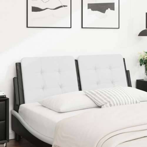 Jastuk za uzglavlje bijelo-crni 120 cm od umjetne kože - Bijela i crna 120 cm 1 Cijena