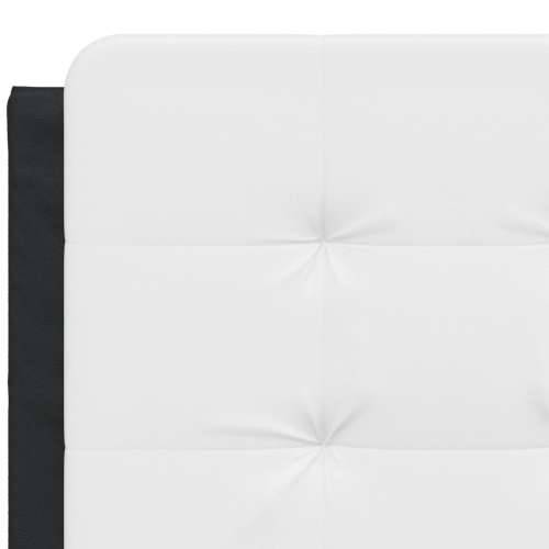 Jastuk za uzglavlje bijelo-crni 120 cm od umjetne kože - Bijela i crna 120 cm 1 Cijena