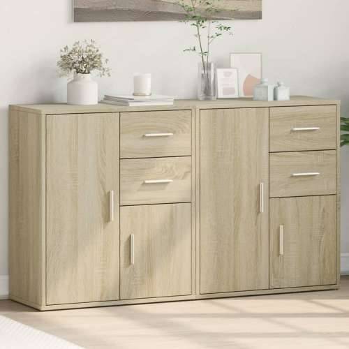 Komoda 2 kom sonoma hrast 60 x 31 x 70 cm od konstruiranog drva sonoma hrast 1 Cijena