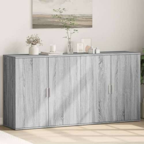 Komoda 2 kom boja hrasta sonome 79x38x80 cm konstruiranog drva - Sivi hrast sonoma 1 Cijena