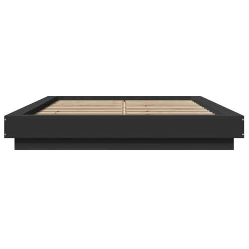 Okvir za krevet crni 140x190 cm konstruirano drvo - Crna 140 x 190 cm Cijena