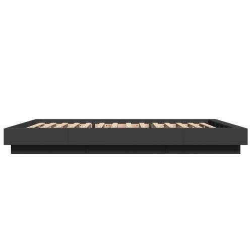 Okvir za krevet crni 120x190 cm konstruirano drvo - Crna 120 x 190 cm Cijena