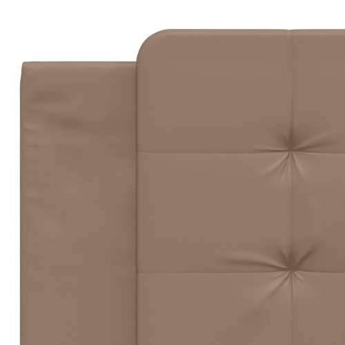 Okvir kreveta LED boja cappuccina 180 x 200 cm od umjetne kože - Boja cappuccina 180 x 200 cm Cijena