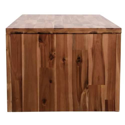 Stolić za kavu od masivnog bagremovog drva 90 x 50 x 37,5 cm Cijena