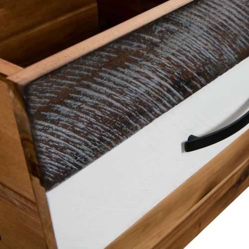 Stolić za kavu od masivnog bagremovog drva 90 x 50 x 37,5 cm Cijena