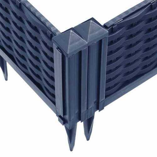 Vrtna sadilica s klinovima plava siva 42,5 x 42,5 x 28,5 cm PP - Plavo-siva 42,5 x 42,5 x 28,5 cm 1 Cijena